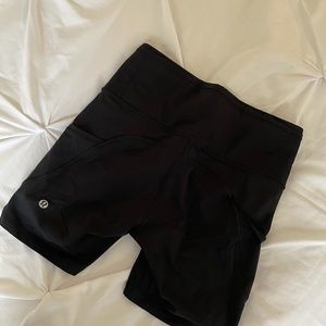 Lululemon Fast and Free Biker Shorts 6 inch